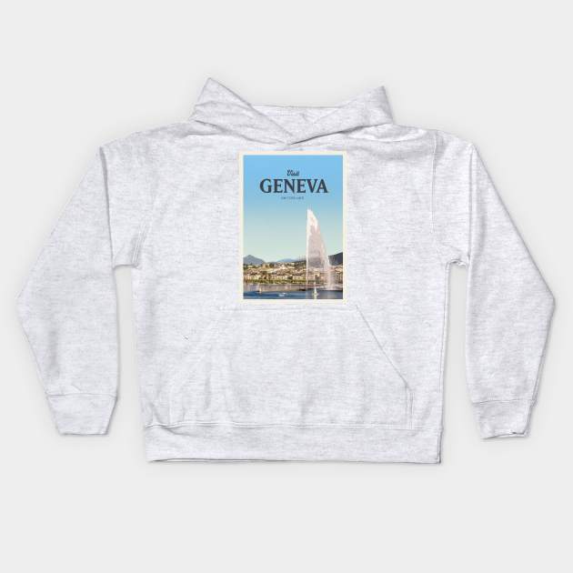 Visit Geneva Kids Hoodie by Mercury Club